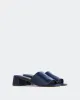 Fortunata Navy Leather sold by L'Intervalle
