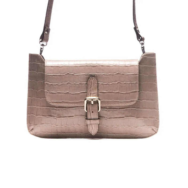 Solange Grey Croco sold by L'Intervalle