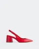 Dalida Red Leather sold by L'Intervalle