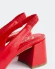 Dalida Red Leather sold by L'Intervalle