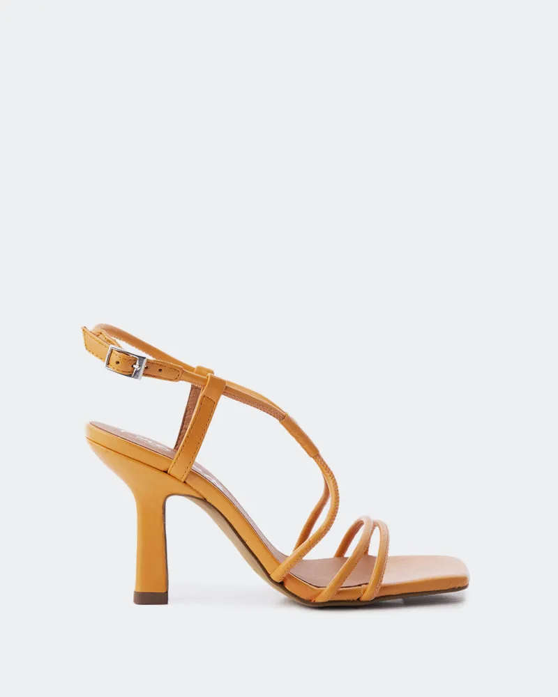 Rosalia Orange Leather sold by L'Intervalle