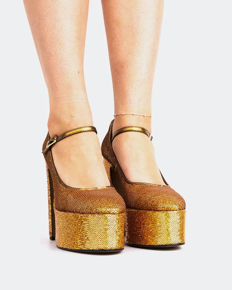 Ragazza Gold Sequins sold by L'Intervalle product image thumbnail 2