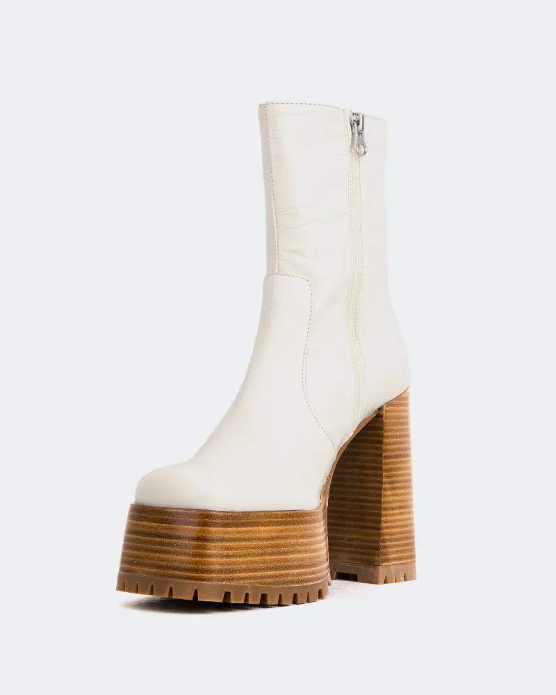 Mackenzie Off White Leather sold by L'Intervalle product image thumbnail 4