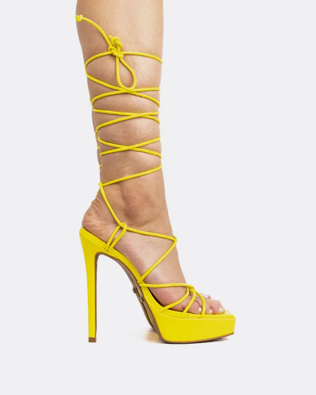 Malibu Yellow Leather sold by L'Intervalle
