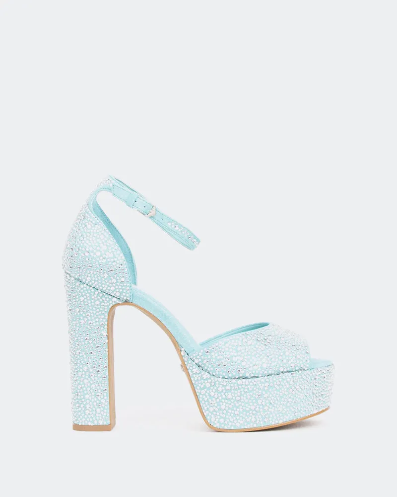 Cupid, Turquoise Suede/Suède Tur. sold by L'Intervalle