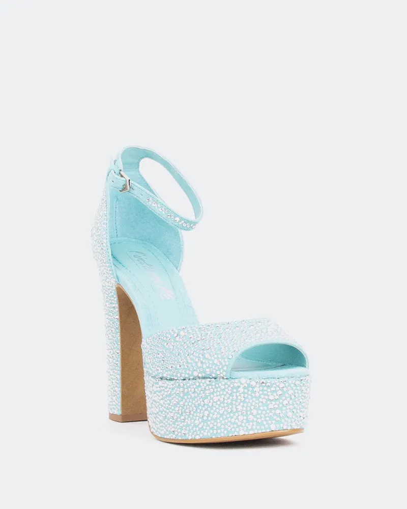 Cupid, Turquoise Suede/Suède Tur. sold by L'Intervalle product image thumbnail 2