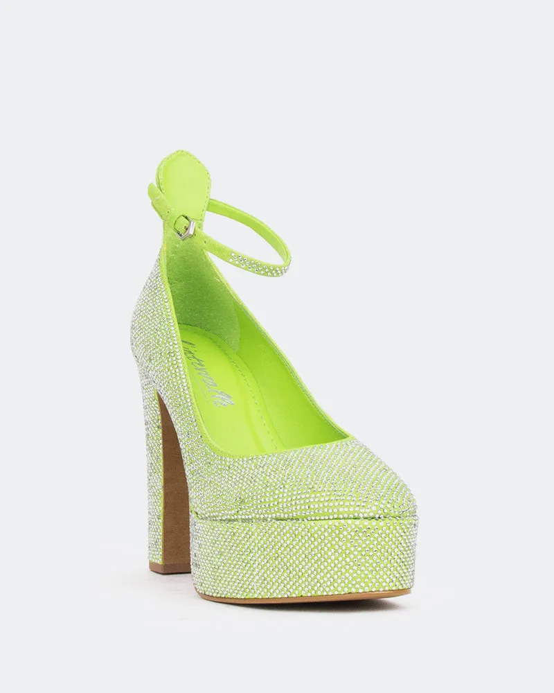 Jayne, Green Suede/Suède Vert sold by L'Intervalle product image thumbnail 2
