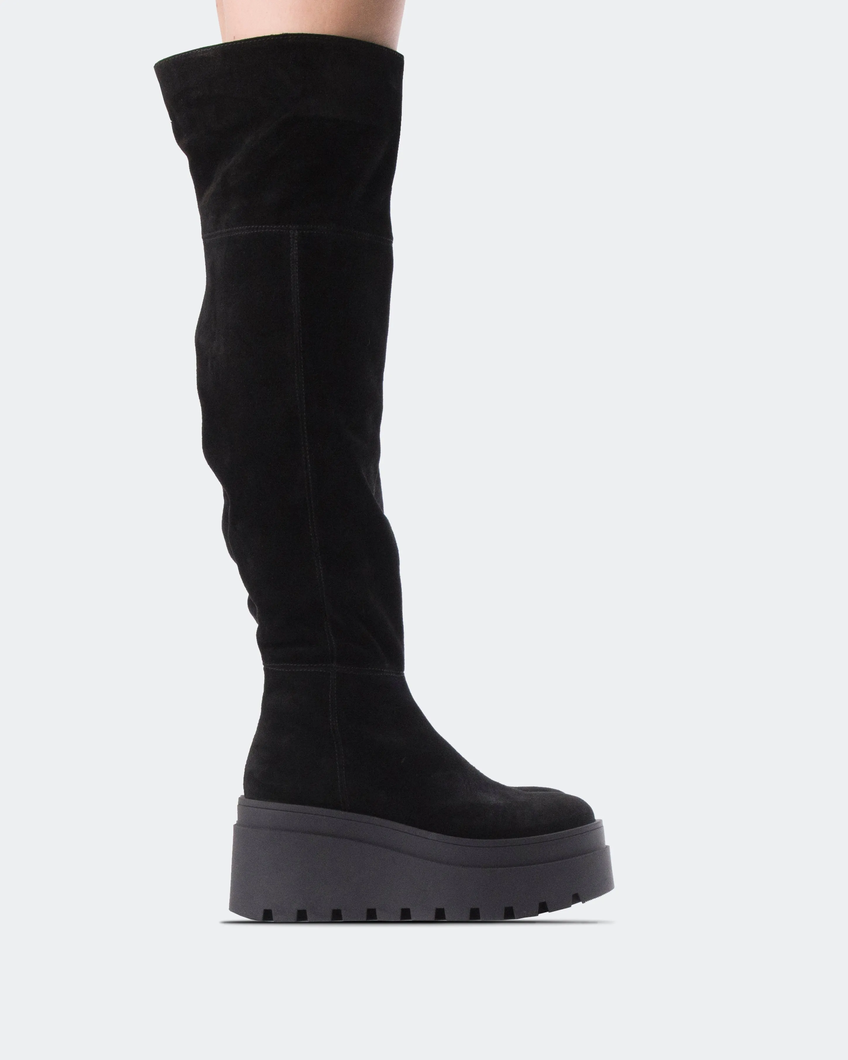 Koulutie Black Suede Stretch sold by L'Intervalle