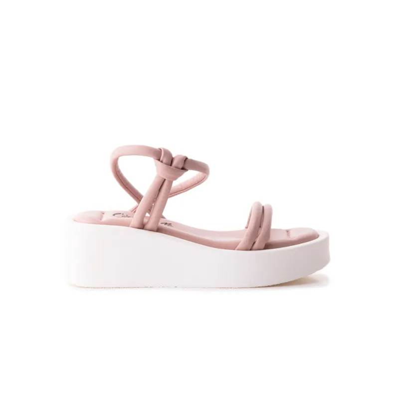 Yumiko Pink Leather sold by L'Intervalle