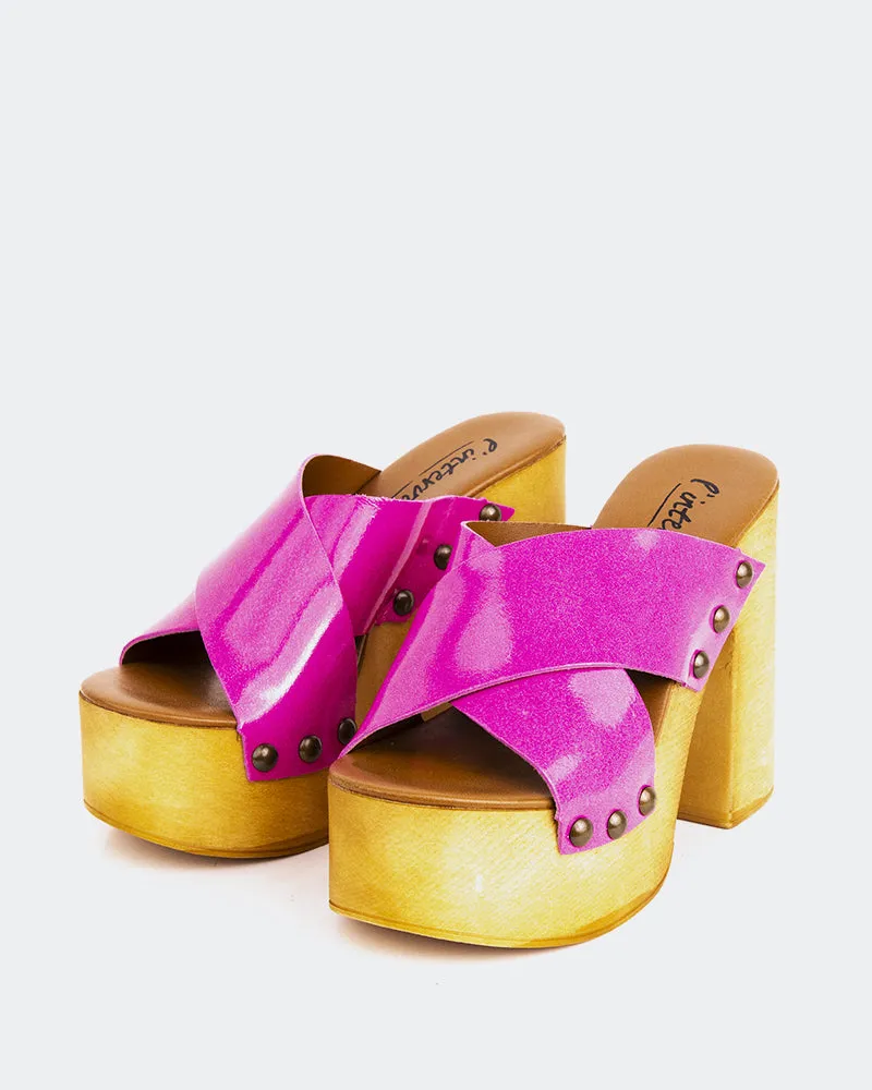 Twist Fuchsia Leather sold by L'Intervalle product image thumbnail 2