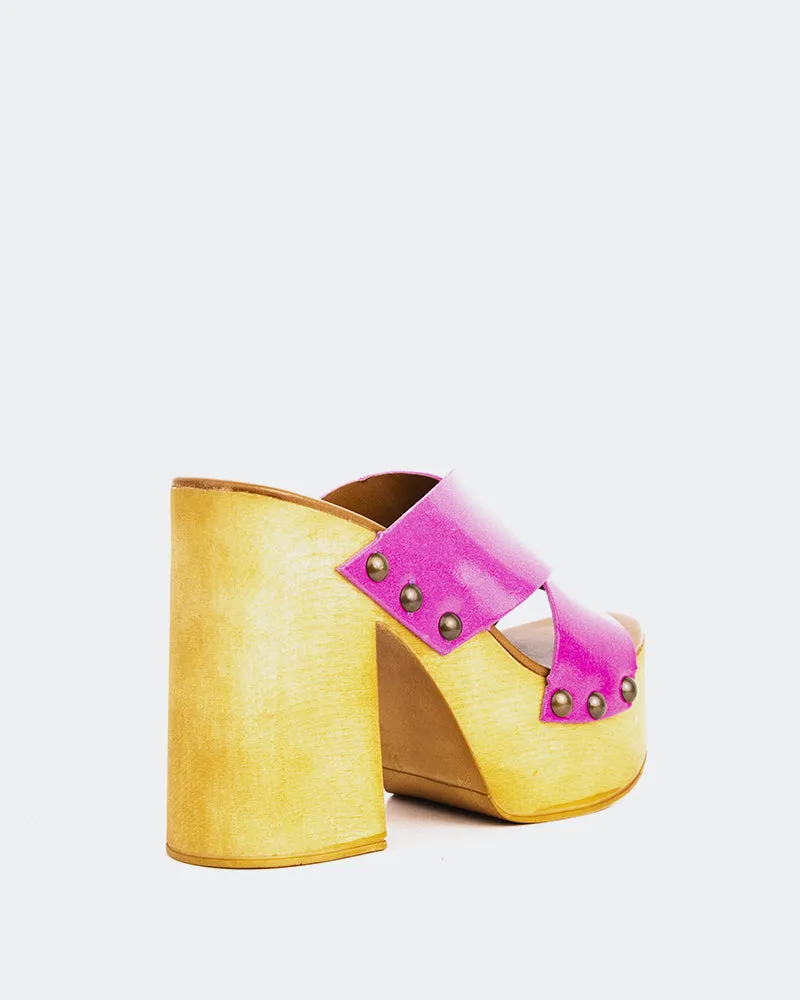 Twist Fuchsia Leather sold by L'Intervalle product image thumbnail 3