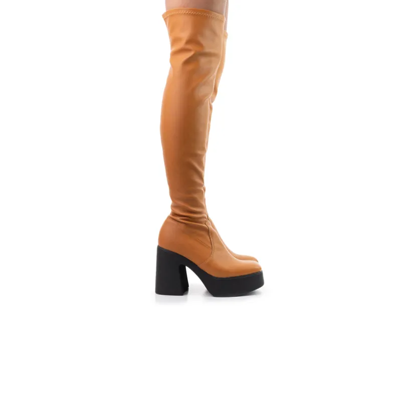 Treviso Tan Stretch sold by L'Intervalle