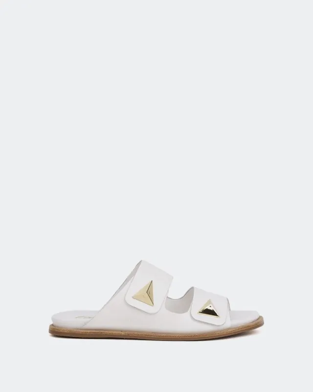 Kaylan White Leather sold by L'Intervalle