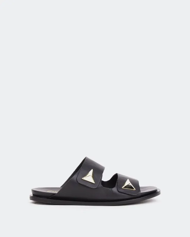 Kaylan Black Leather sold by L'Intervalle