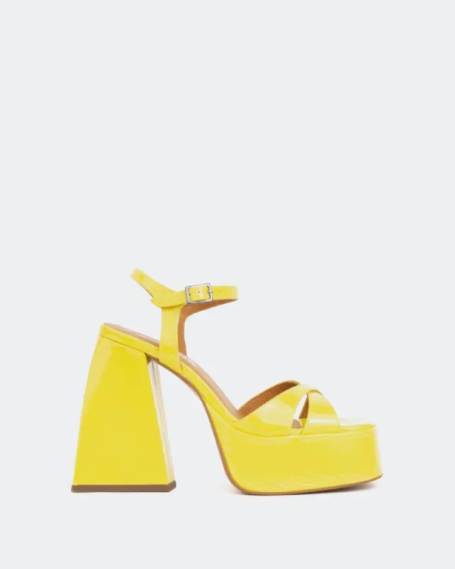 Endless Yellow Patent/Verni Jaune sold by L'Intervalle