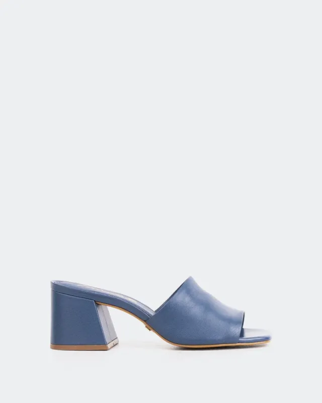 Clarabelle, Indigo Leather/Cuir Indigo sold by L'Intervalle