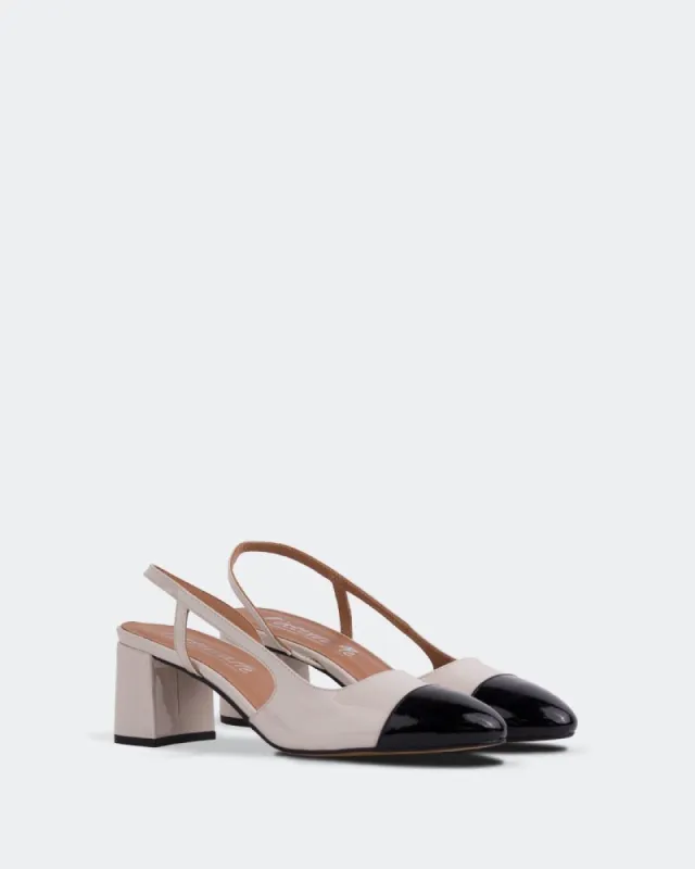 Palar Off White Patent Leather sold by L'Intervalle