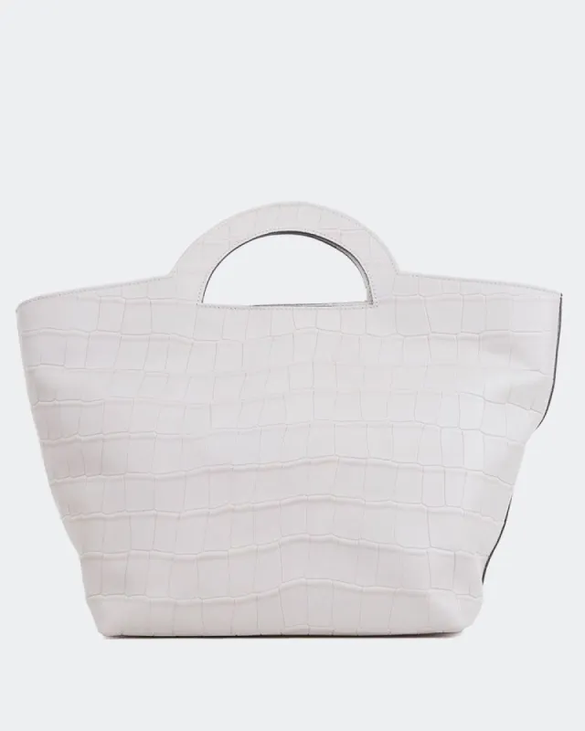 Nita Grey Croco sold by L'Intervalle