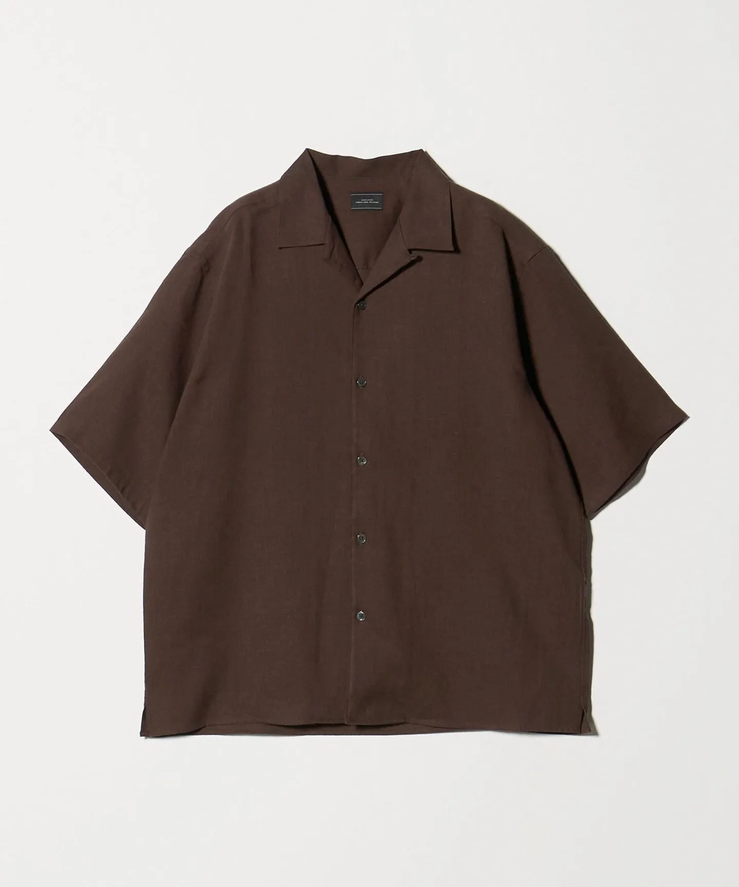 リネン ポプリン オープンカラー 半袖 シャツ sold by United Arrows product image thumbnail 3