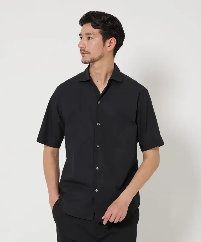 【WEB限定 WARDROBE SMART】コットン ワイドカラー スキッパーシャツ made by United Arrows