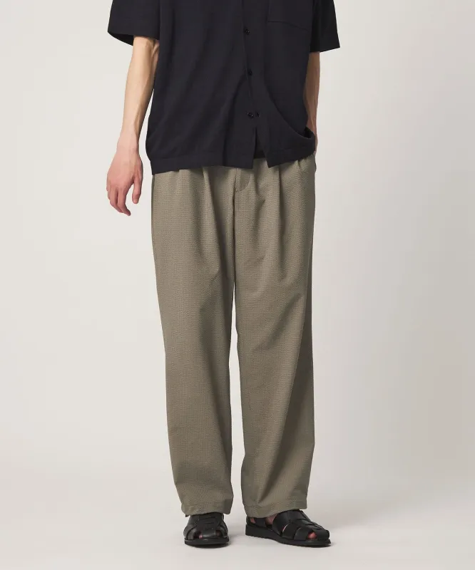 DotAir ドットエア サッカー ヘムコード 2プリーツ パンツ 吸水速乾 made by United Arrows