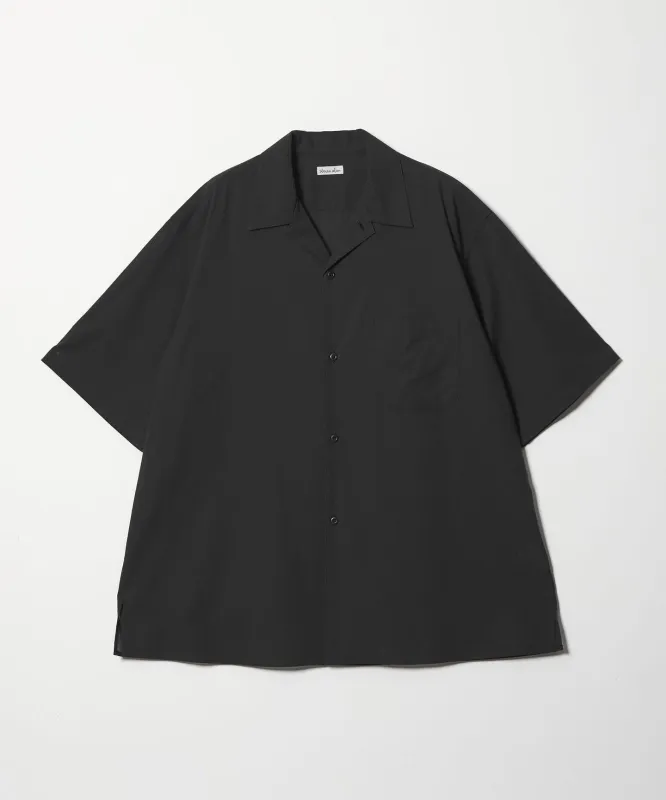[Steven Alan] コットン/ウール ボイル オープンカラー シャツ BOX made by Steven Alan