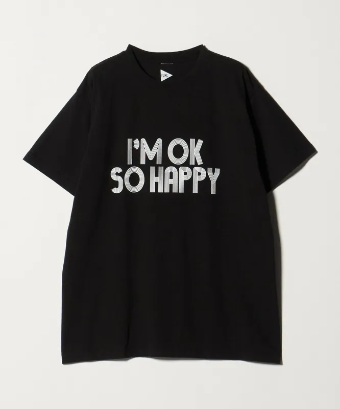 [FUNG]IM OK SO HAPPY Tシャツ made by United Arrows