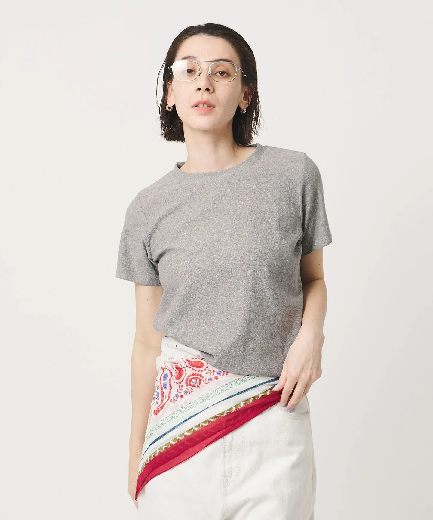 コットンポリエステル ラメ ショートスリーブ カットソー sold by United Arrows product image thumbnail 4