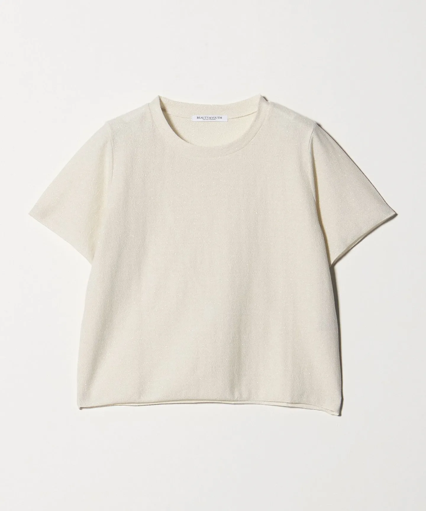 コットンポリエステル ラメ ショートスリーブ カットソー sold by United Arrows product image thumbnail 2