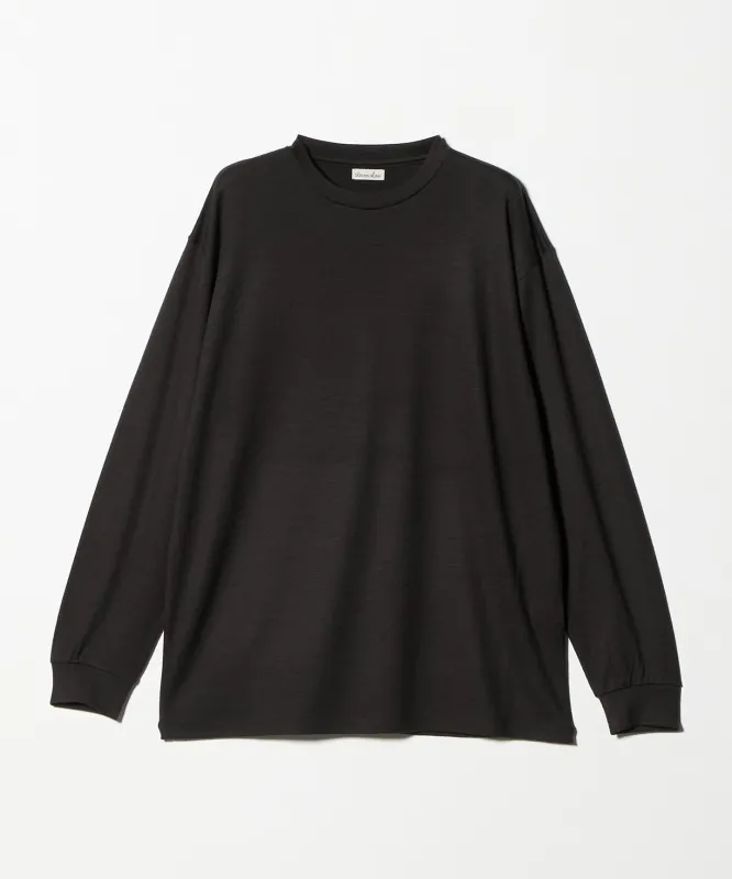 [Steven Alan] メリノウール クルーネック ロングスリーブ Tシャツ made by Steven Alan