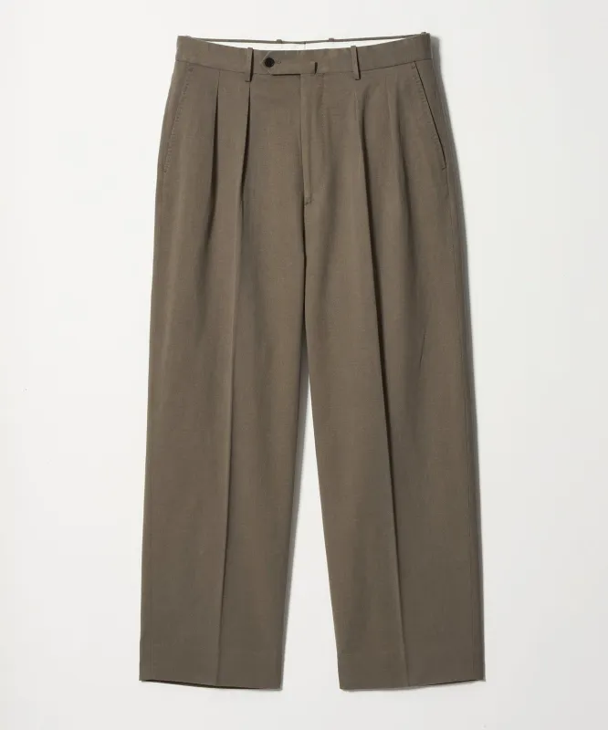 [Steven Alan] グレース ツイル イン ツープリーツ ドレス トラウザーズII made by Steven Alan