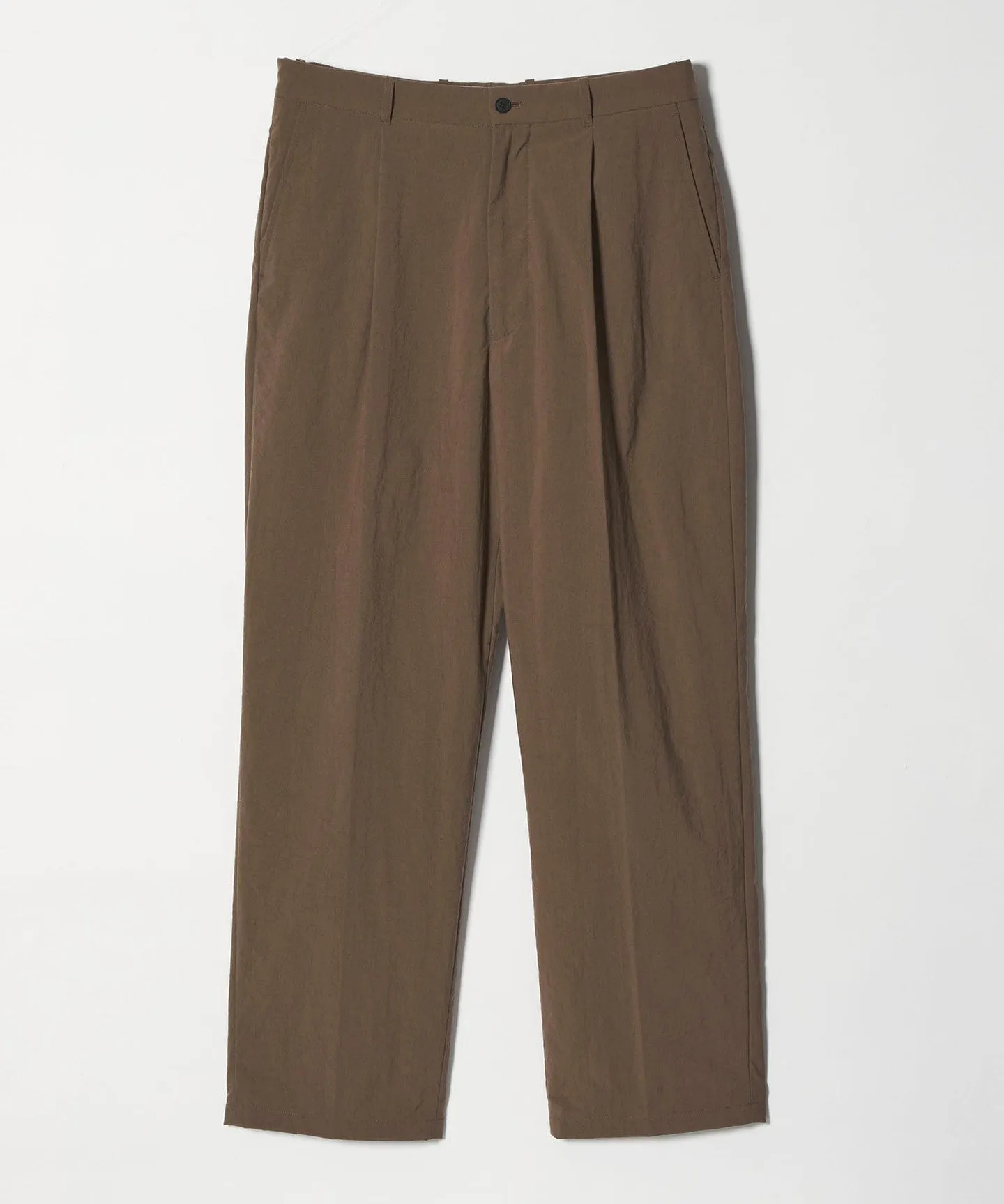 <Steven Alan> ナイロン オックス アウト ワンプリーツ スラックス sold by United Arrows