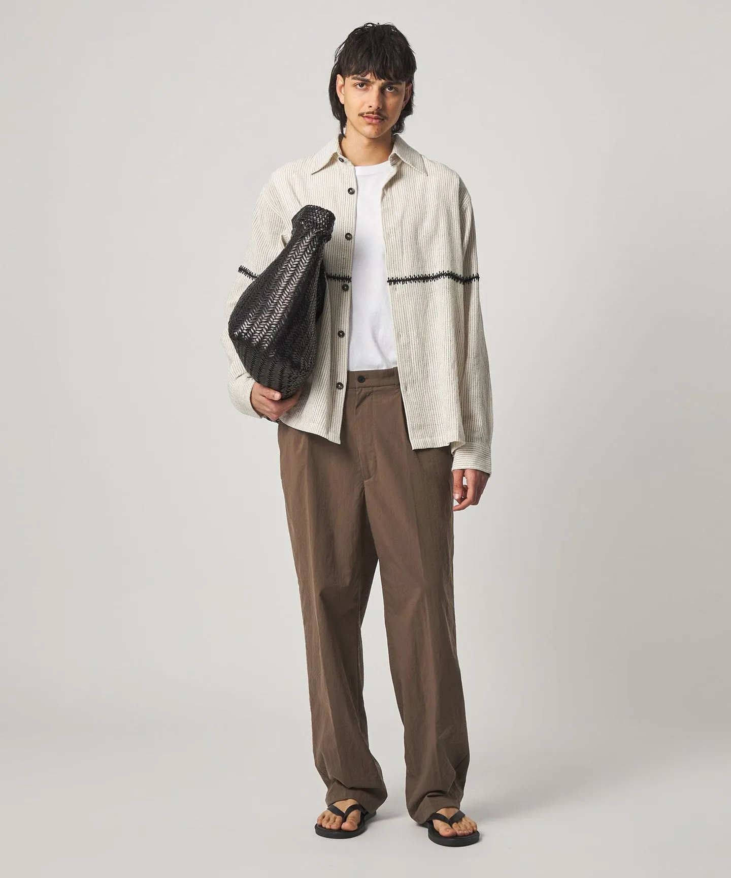 <Steven Alan> ナイロン オックス アウト ワンプリーツ スラックス sold by United Arrows product image thumbnail 4