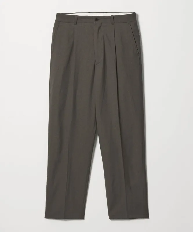 [Steven Alan] TCL オックスフォード アウト ワンプリーツ スラックス made by Steven Alan