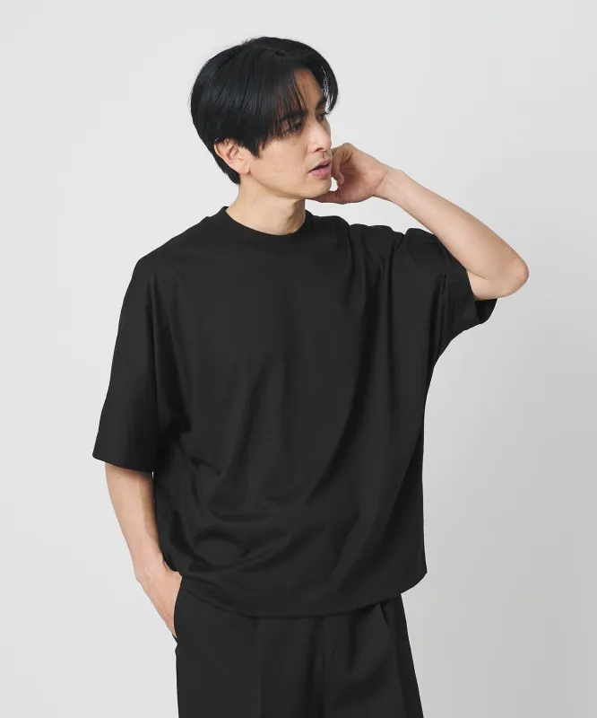 スビン ドルマン ハーフスリーブ クルーネック Tシャツ made by United Arrows