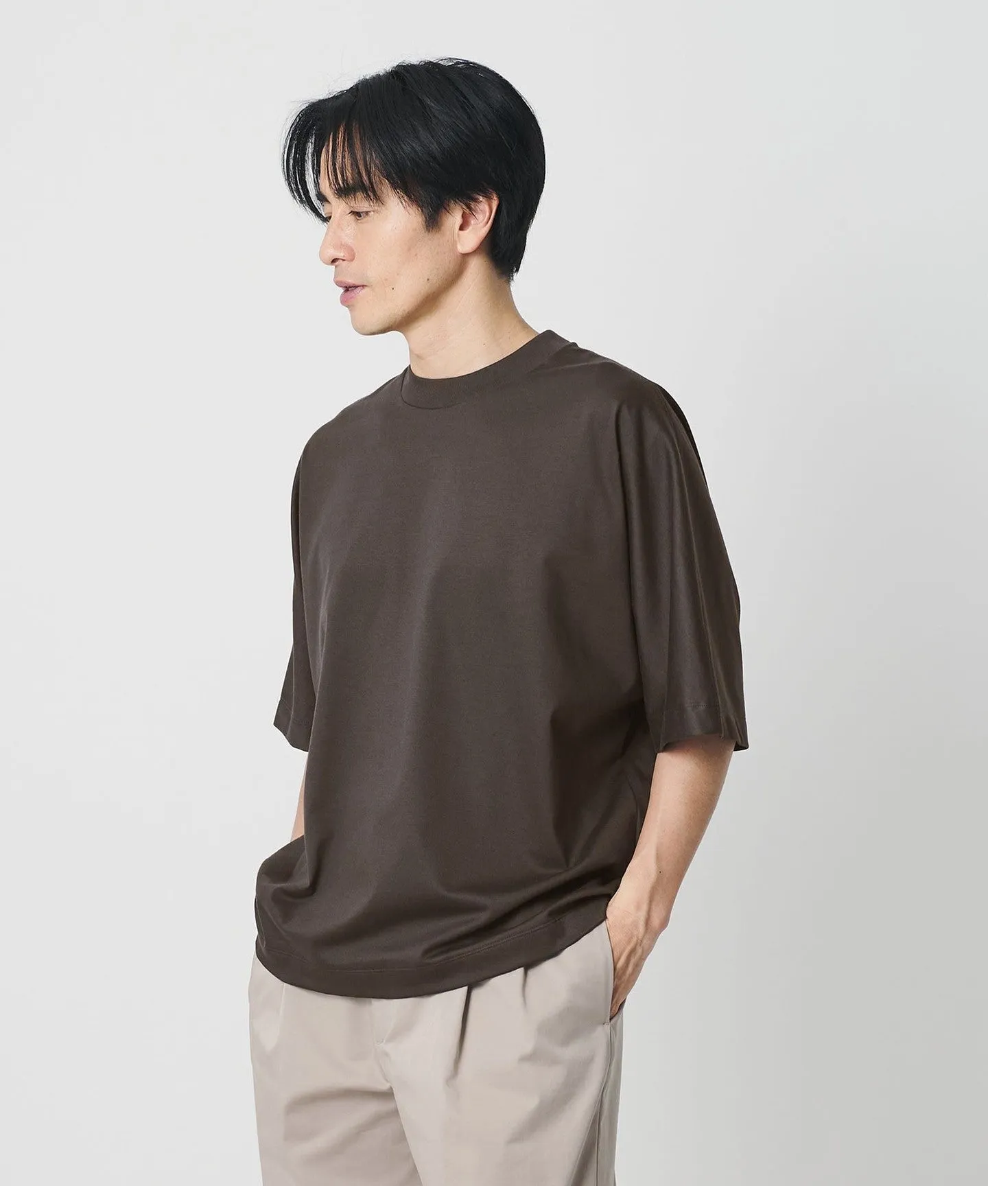 スビン ドルマン ハーフスリーブ クルーネック Tシャツ sold by United Arrows product image thumbnail 2