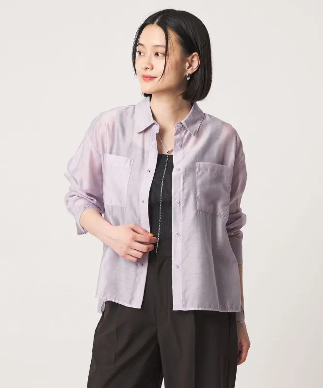シアー ダブルポケットシャツ [A DAY IN THE LIFE] made by United Arrows