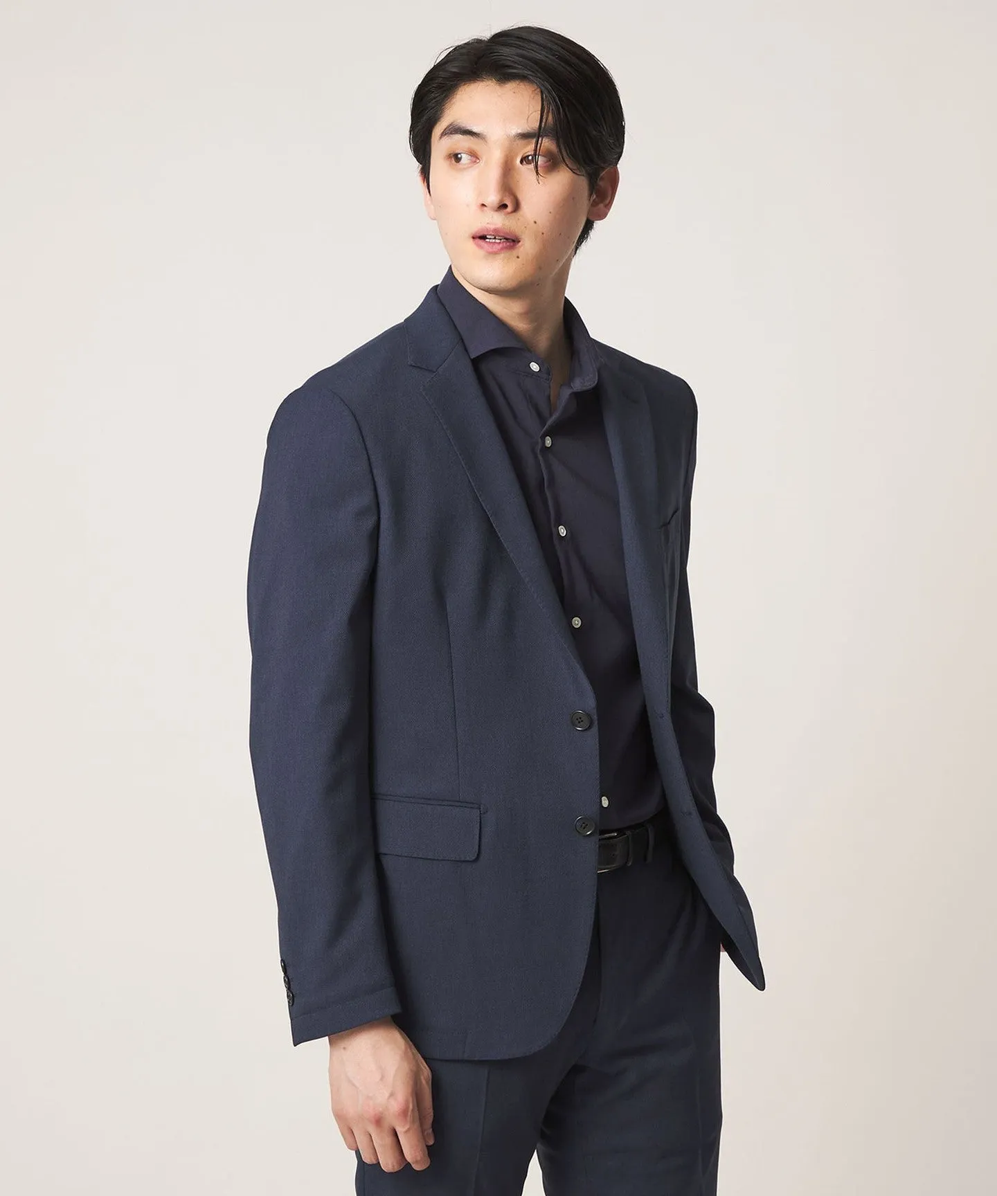 ハイツイスト バーズアイ ドビー 2ボタンジャケット-セットアップ対応・ウォッシャブル-<A DAY IN THE LIFE> sold by United Arrows product image thumbnail 3