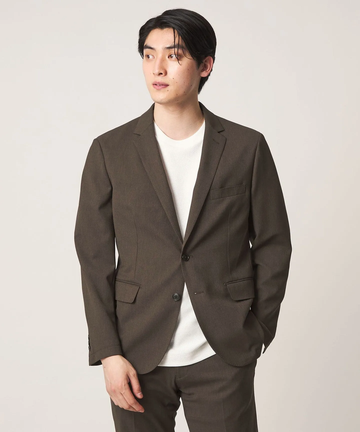 ハイツイスト バーズアイ ドビー 2ボタンジャケット-セットアップ対応・ウォッシャブル-<A DAY IN THE LIFE> sold by United Arrows product image thumbnail 4