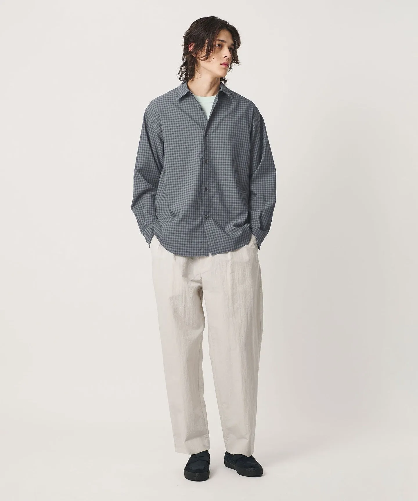 ギンガム チェック レギュラー シャツ GRANDE TAPERD型 sold by United Arrows product image thumbnail 4