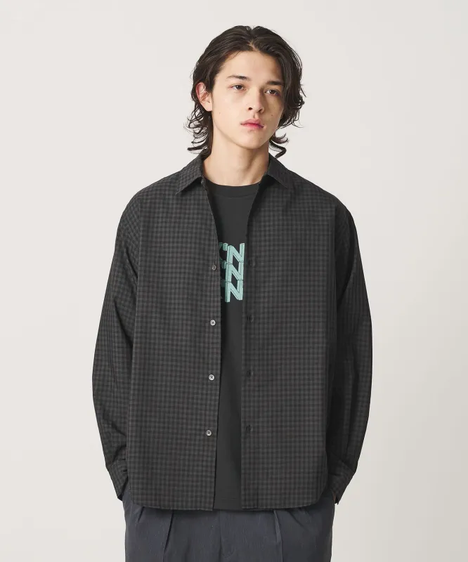 ギンガム チェック レギュラー シャツ GRANDE TAPERD型 made by United Arrows