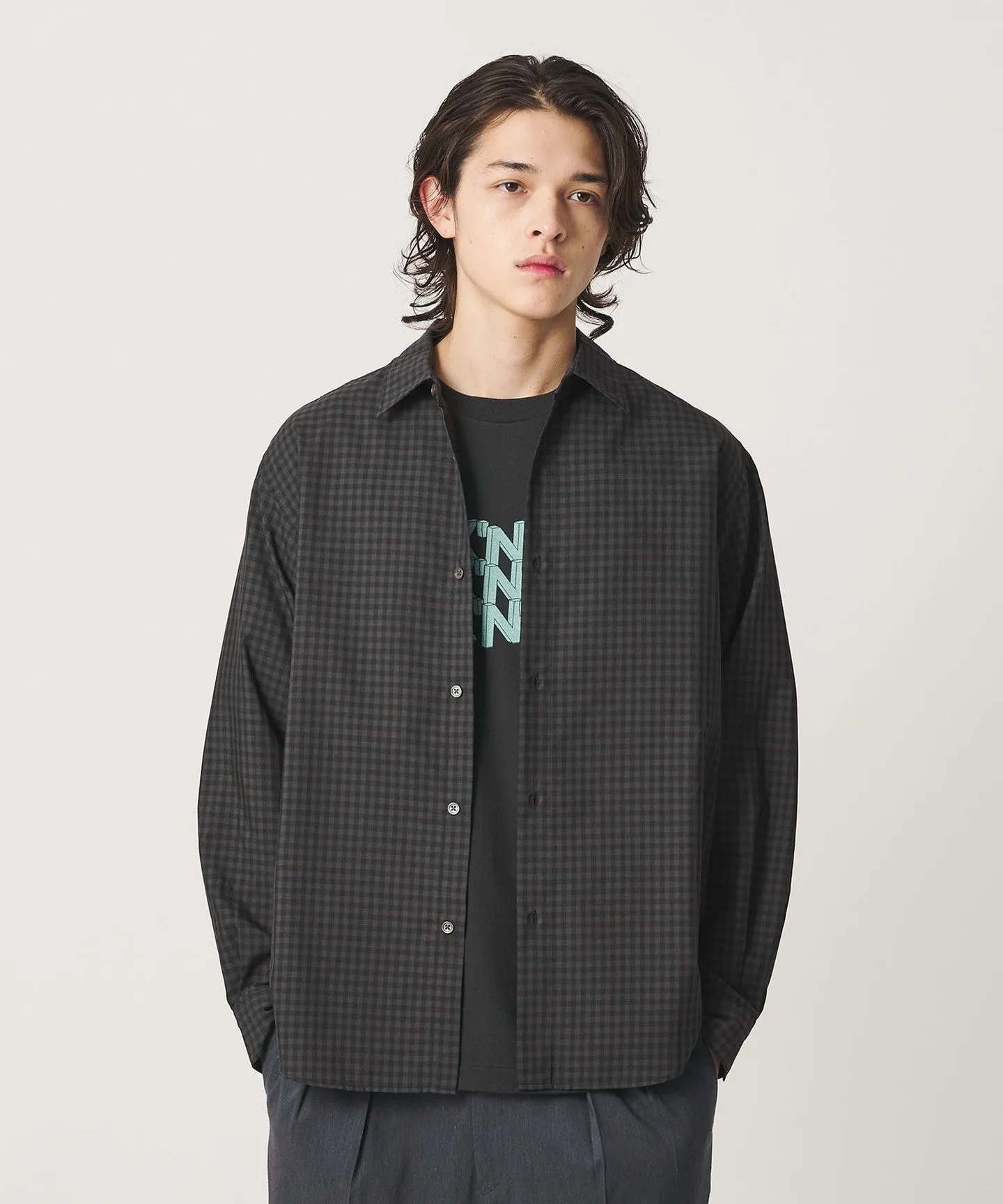 ギンガム チェック レギュラー シャツ GRANDE TAPERD型 sold by United Arrows