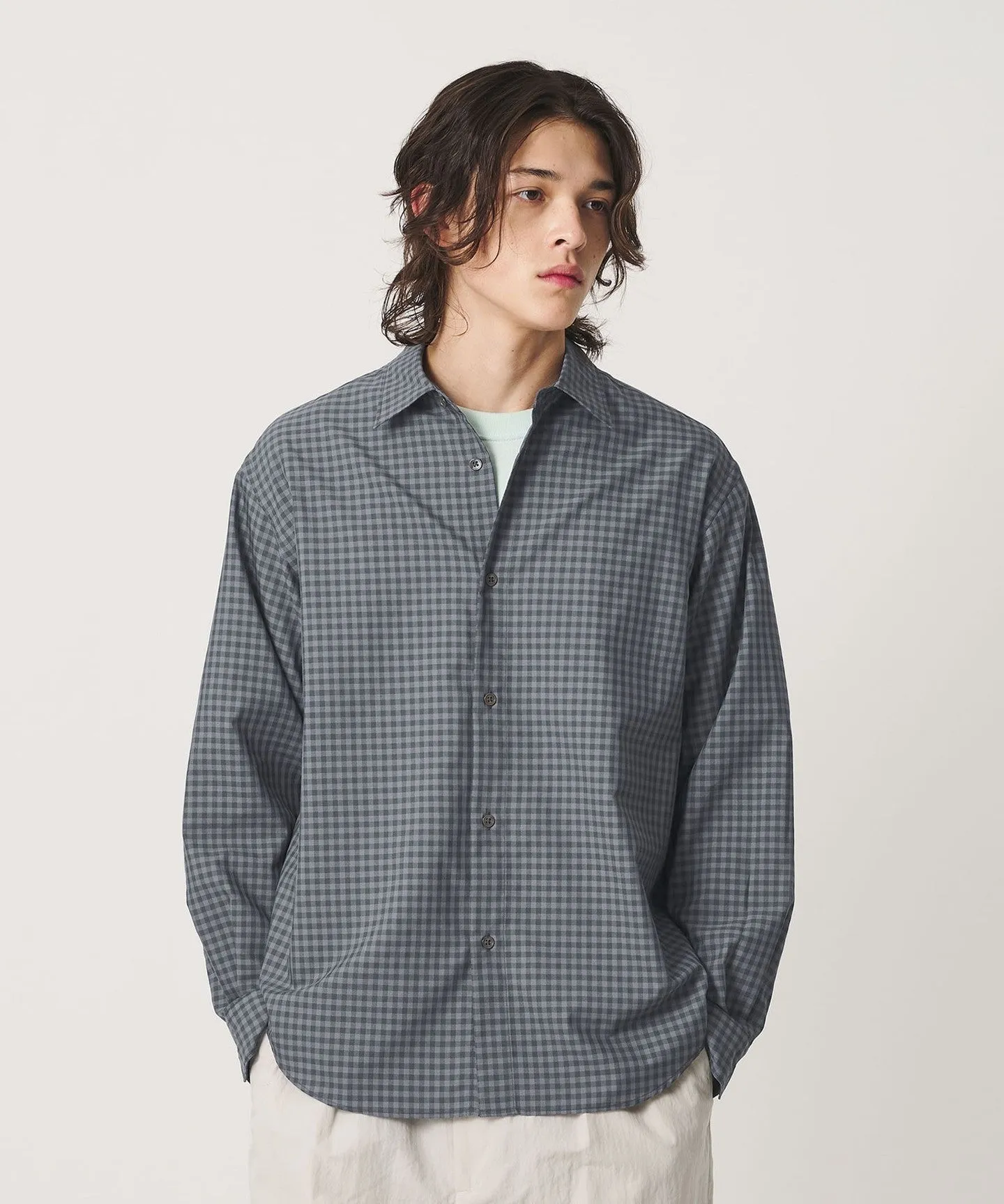 ギンガム チェック レギュラー シャツ GRANDE TAPERD型 sold by United Arrows product image thumbnail 2