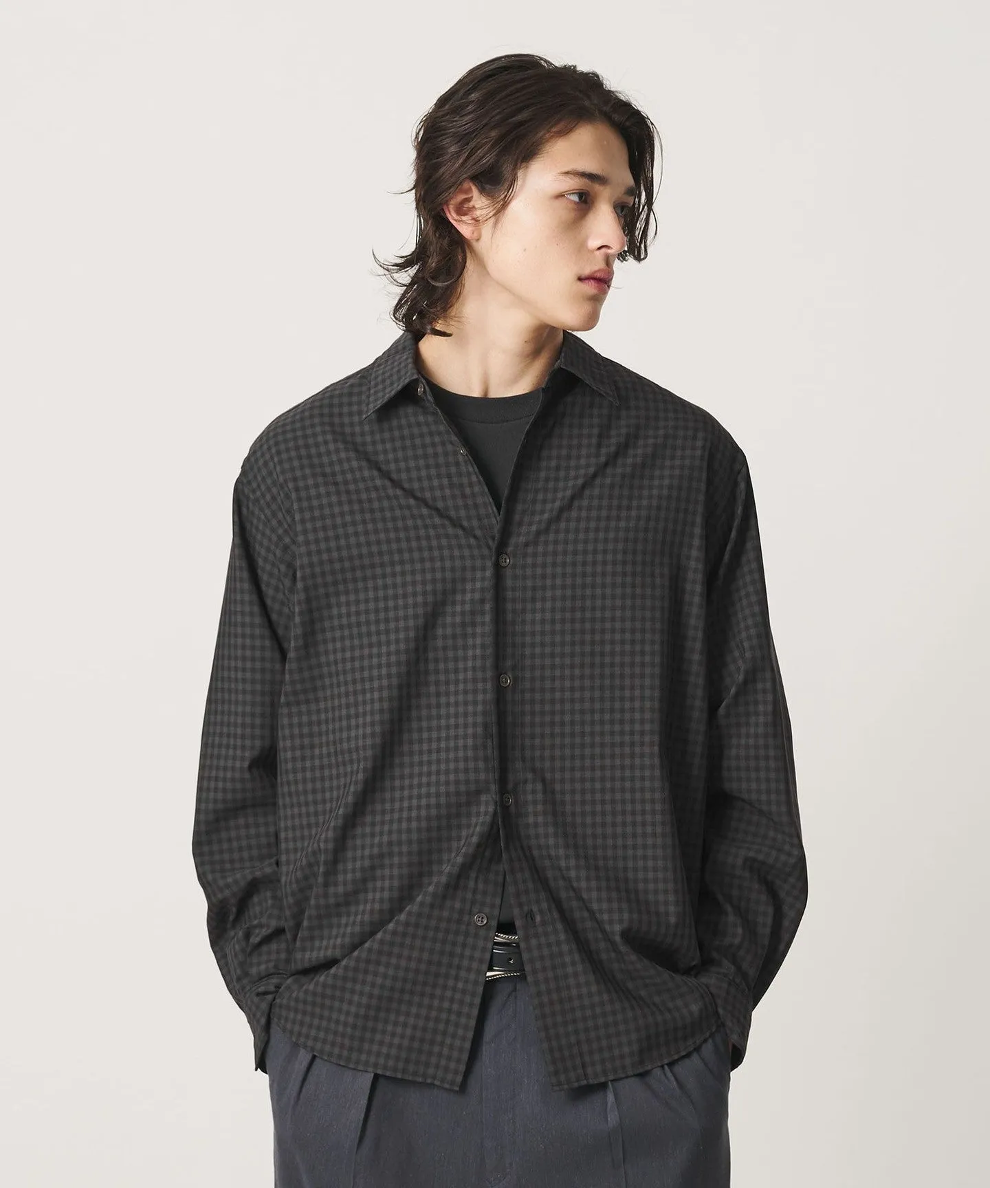 ギンガム チェック レギュラー シャツ GRANDE TAPERD型 sold by United Arrows product image thumbnail 5