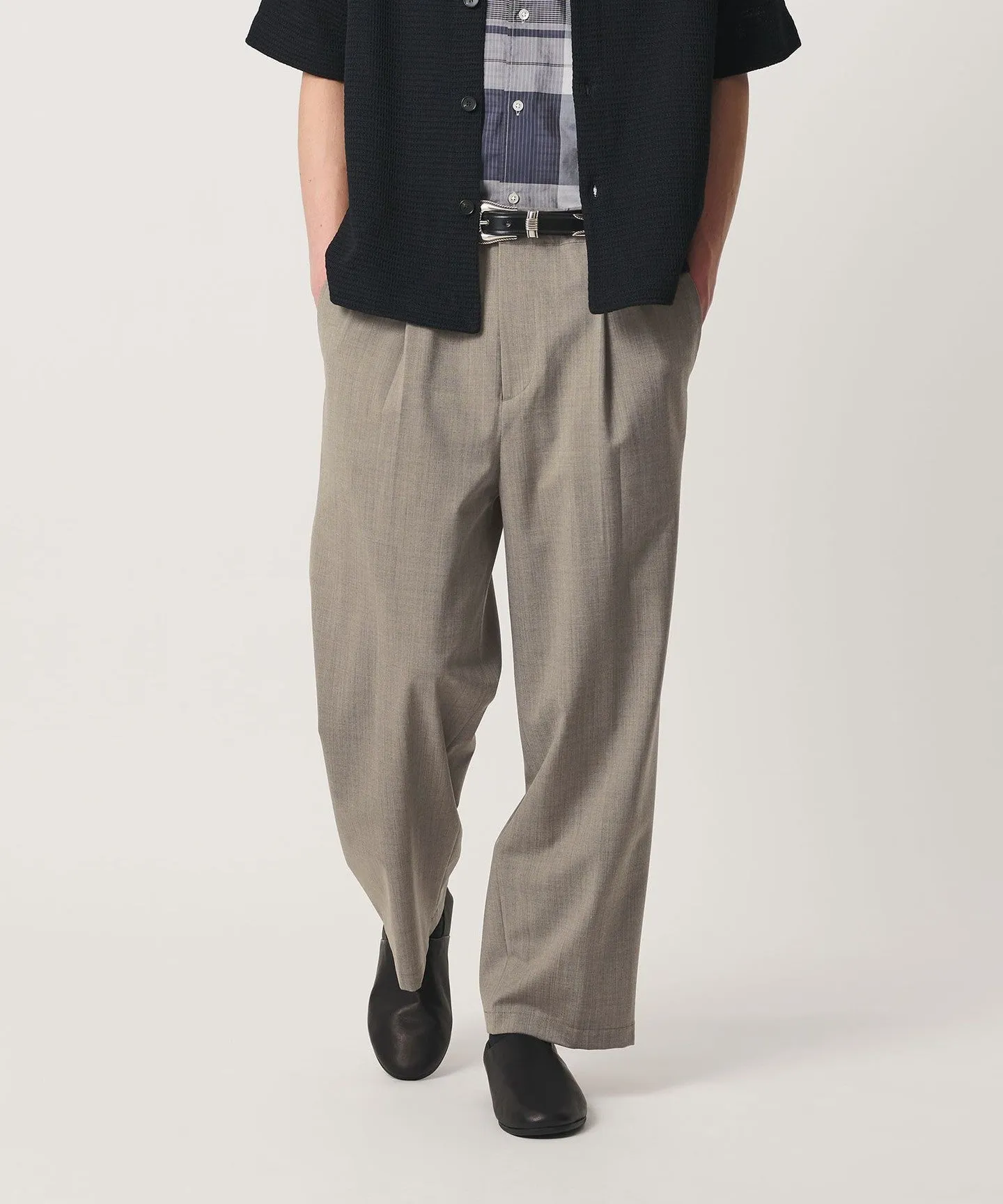ウーステッド バギー イージー パンツ NO.10 ウォッシャブル sold by United Arrows product image thumbnail 3