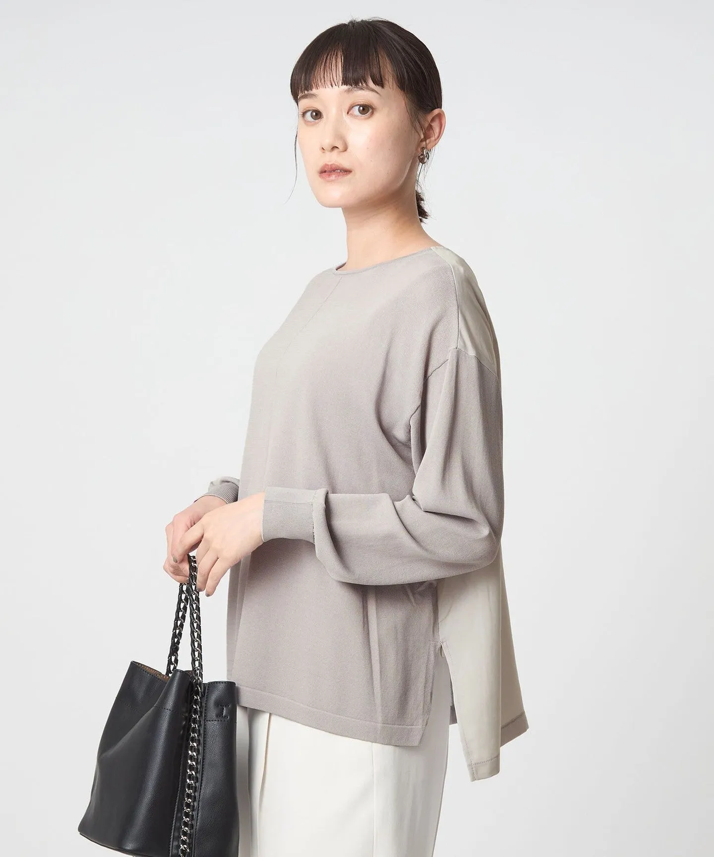 チャーム付き ドッキング ロングスリーブ プルオーバー ニット sold by United Arrows product image thumbnail 4