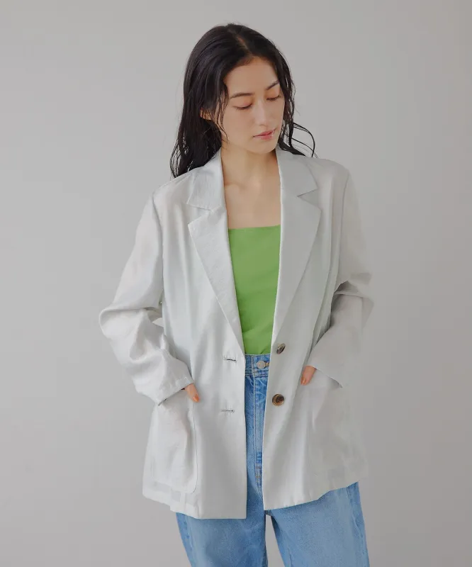 [EMMEL REFINES]EM ライトシアー テーラード ジャケット made by United Arrows