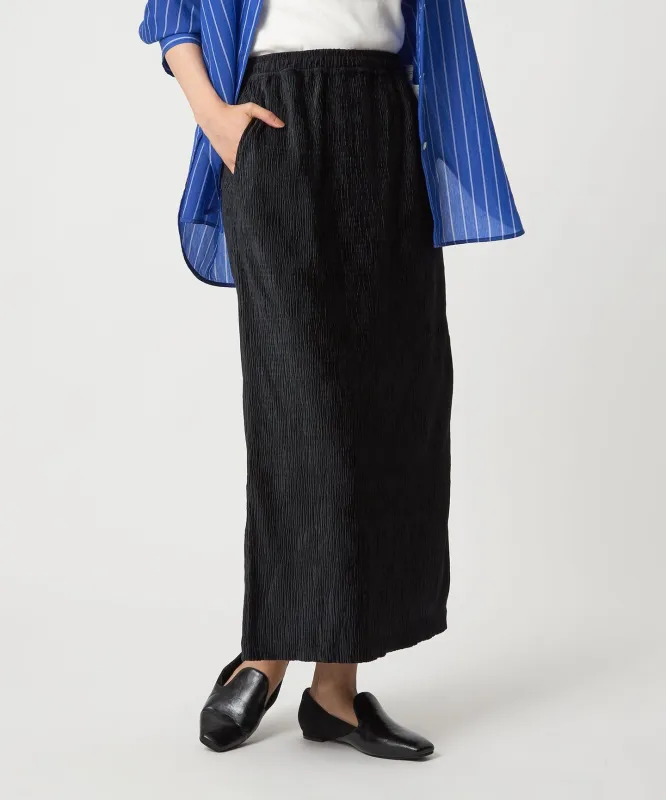 ［size SHORTあり］クレープベロア タイト スカート made by United Arrows