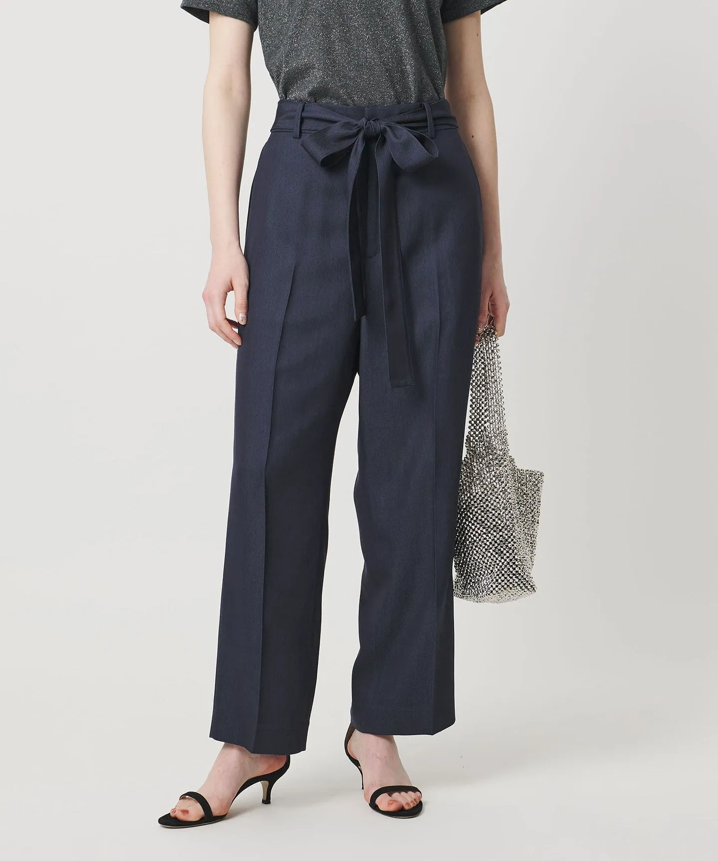 スラブ リボン テーパードパンツ sold by United Arrows product image thumbnail 4
