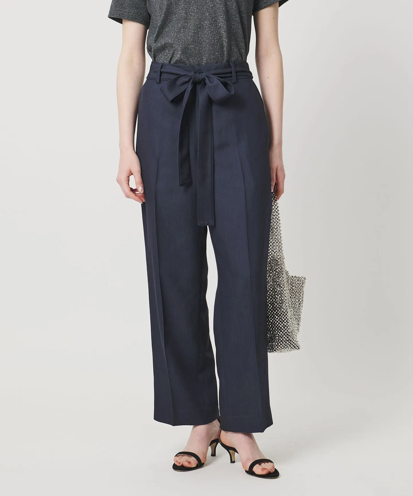 スラブ リボン テーパードパンツ sold by United Arrows product image thumbnail 3